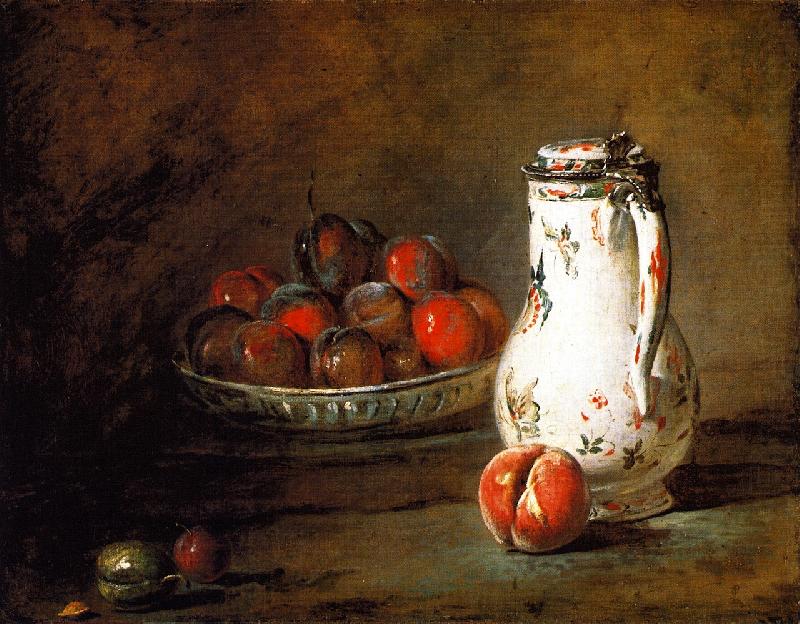 Jean Baptiste Simeon Chardin A Bowl of Plums china oil painting image